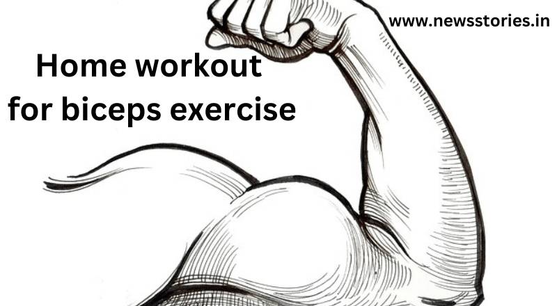 For biceps exercise
